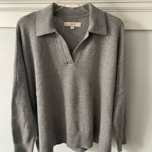 LOFT V-Neck Gray Women’s Sweater